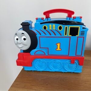 Thomas & Friends Blue and Red Train Carry Case with Yellow Accents